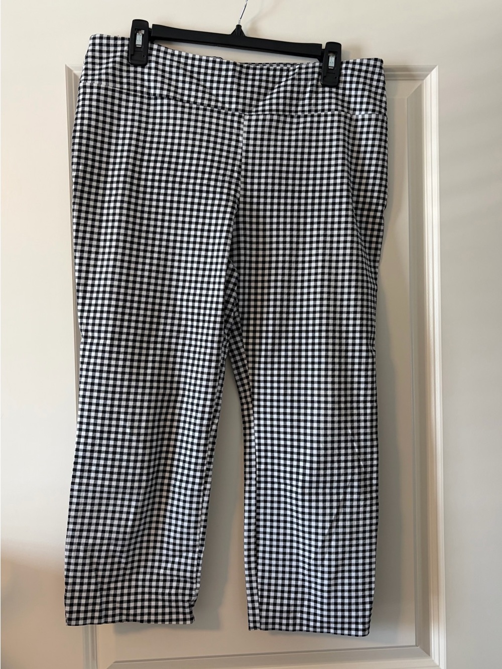 Jules & Leopold Black and White Gingham Pants
